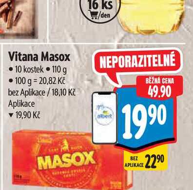 Vitana Masox 10 kostek 110 g