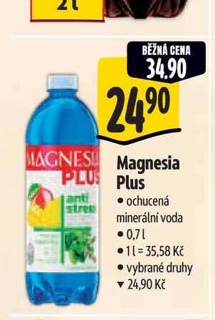 Magnesia Plus ochucená minerální voda 0,71