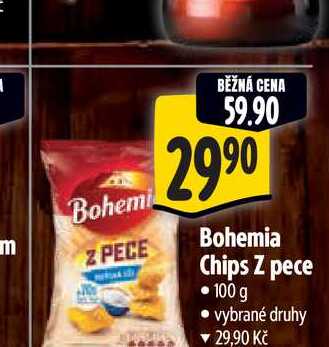 Bohemia Chips Z pece 100 g