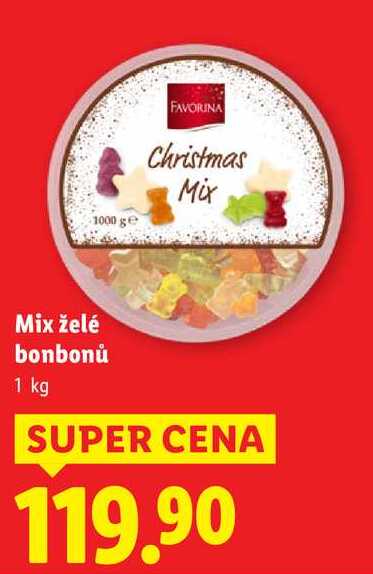 Mix želé bonbonů, 1 kg 
