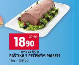 PAŠTIKA S PEČENÝM MASEM 100g