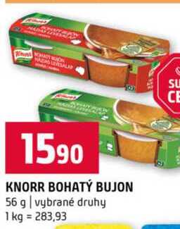 KNORR BOHATÝ BUJON 56 g vybrané druhy 