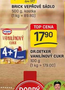 DR.OETKER VANILÍNOVÝ CUKR 100 g