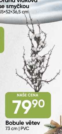 Bobule větev 73 cm | PVC 