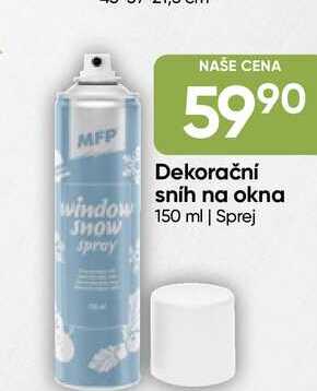 Dekorační sníh na okna 150 ml 