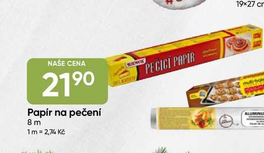 Papír na pečení 8 m