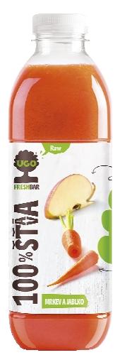 Šťáva UGO malina,borůvka,jahoda, jablko, 750 ml