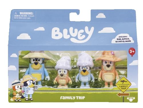 Bluey figurky Rodinný výlet, 1 KS