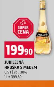 JUBILEJNÁ HRUŠKA S MEDEM 0,5l