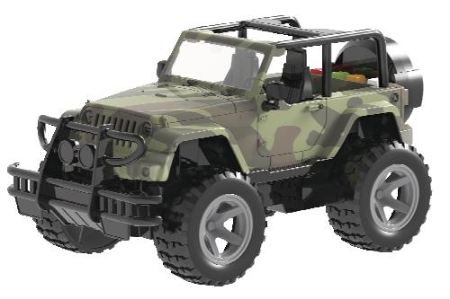 Vojenský jeep, 1 KS