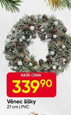 Věnec šišky 27 cm