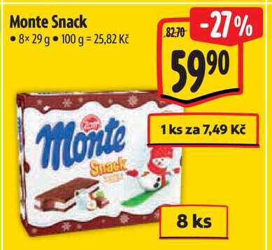 Monte Snack, 8x 29 g