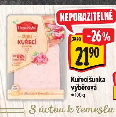 Kuřecí šunka výběrová, 100 g