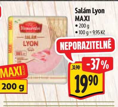 Salám Lyon MAXI, 200 g