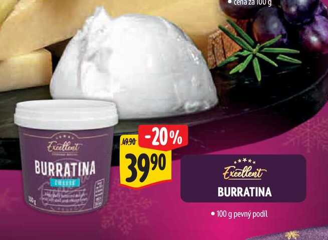 Excellent BURRATINA 100 g