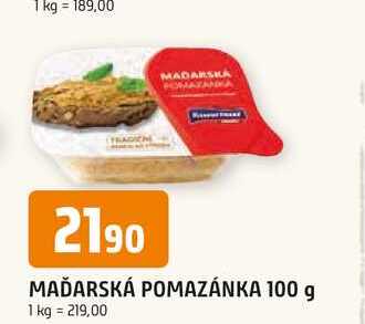 MAĎARSKÁ POMAZÁNKA 100 g