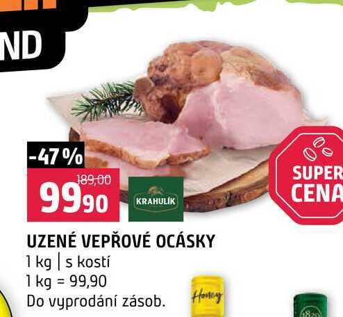 UZENÉ VEPŘOVÉ OCÁSKY 1 kg