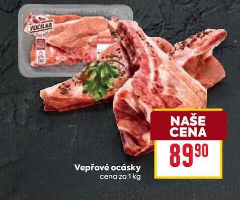 Vepřové ocásky cena za 1 kg
