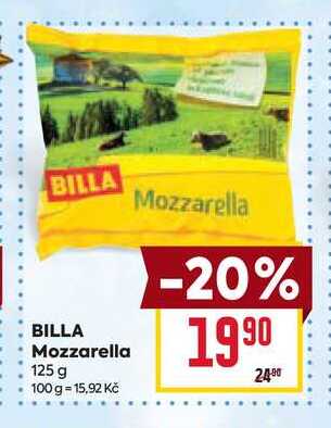 BILLA Mozzarella 125 g