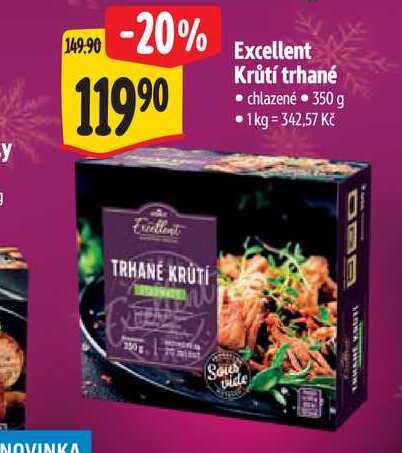 Excellent Krůtí trhané 350 g