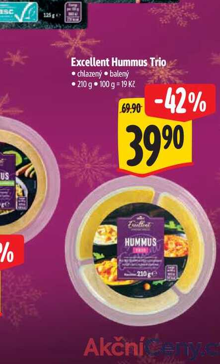 Excellent Hummus Trio 210 g
