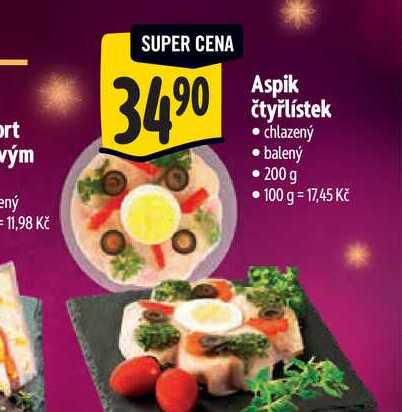   Aspik čtyřlístek  200 g