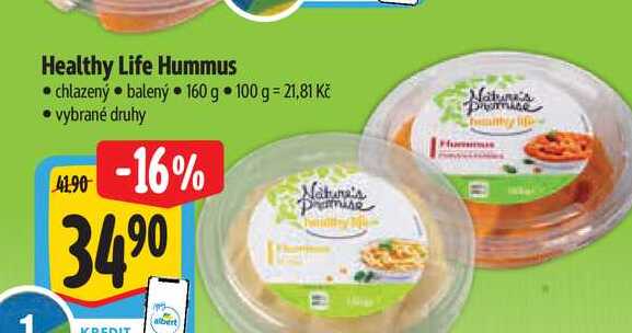 Healthy Life Hummus 160 g