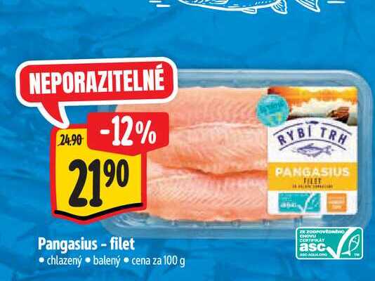  Pangasius - filet  100 g