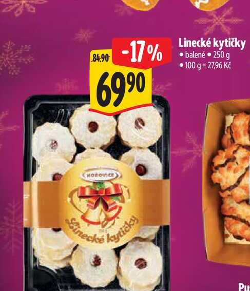 Linecké kytičky balené 250 g