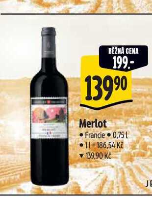  Merlot  0,75 l