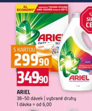ARIEL 38-50 dávek vybrané druhy 