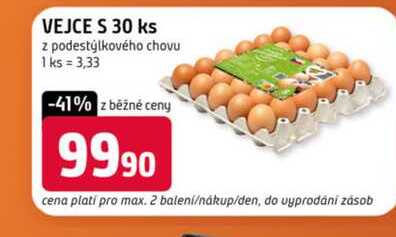 VEJCE S 30 ks