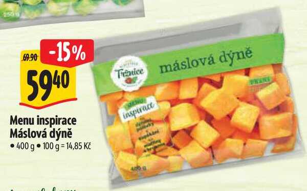 Menu inspirace Máslová dýně, 400 g 