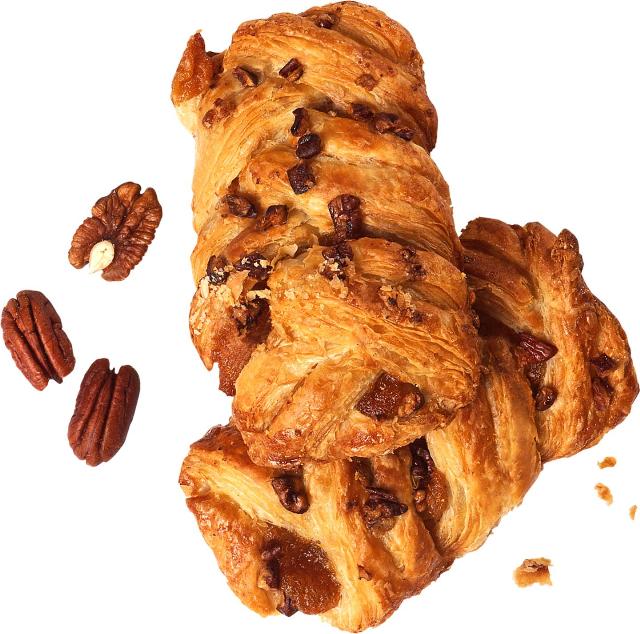 Pletenec s pekanovými ořechy