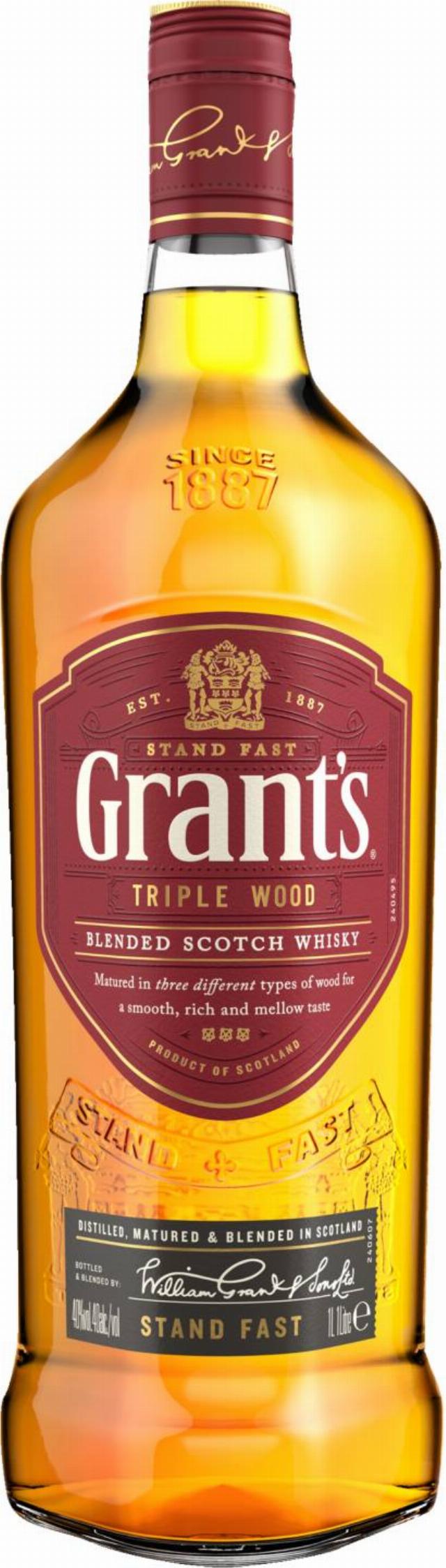 Grant's Triple Wood Whisky 40%