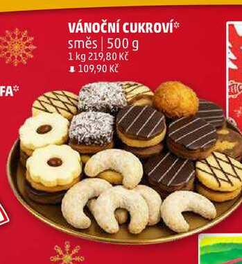 VÁNOČNÍ CUKROVÍ, 500 g 