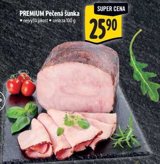 PREMIUM Pečená šunka, cena za 100 g