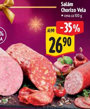 Salám Chorizo Vela, cena za 100 g