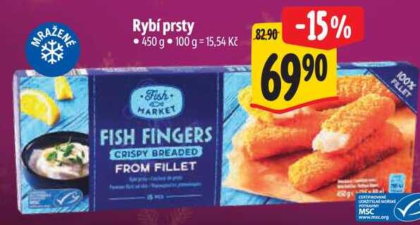 Rybí prsty, 450 g