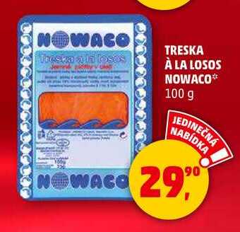 TRESKA À LA LOSOS NOWACO, 100 g
