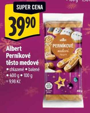 Albert Perníkové těsto medové, 400 g
