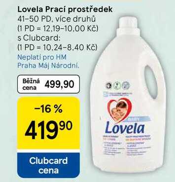 Lovela Prací prostředek, 41-50 PD, více druhů 