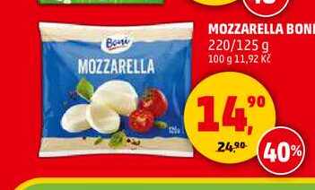 MOZZARELLA BONI, 125 g