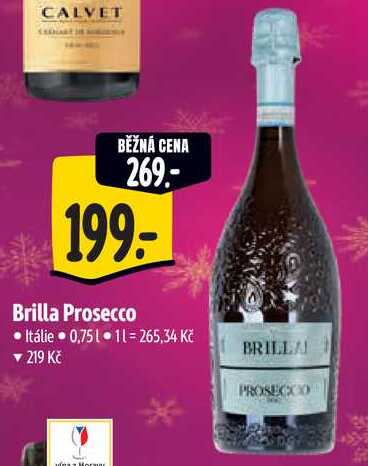 Brilla Prosecco, 0,75 l