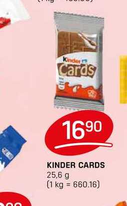 KINDER CARDS 25,6 g