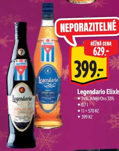 Legendario Elixir, 0,7 l