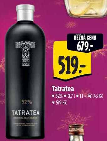 Tatratea 52%, 0,7 l