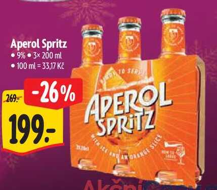Aperol Spritz, 3x 200 ml 