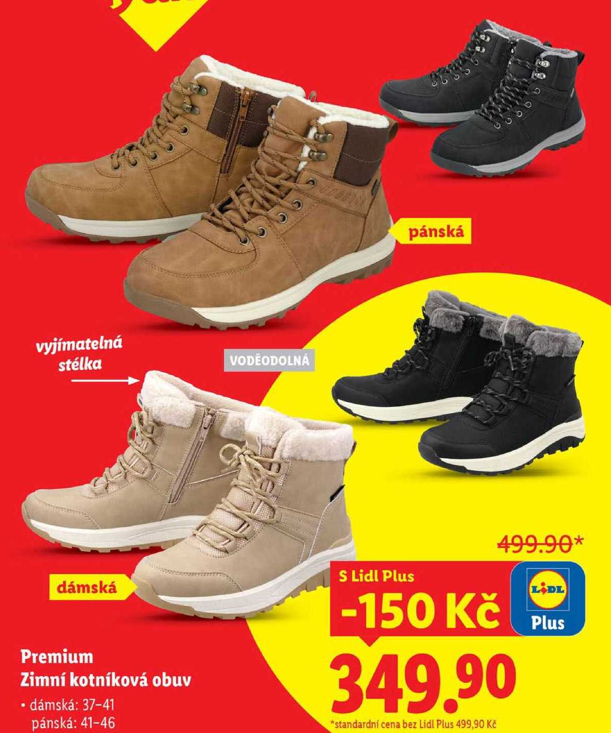 Premium Zimní kotníková obuv