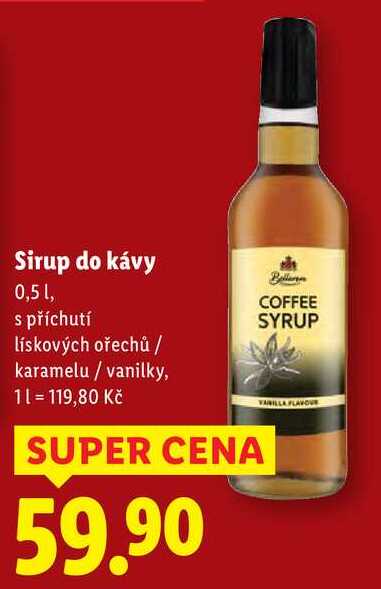 Sirup do kávy, 0,5 l